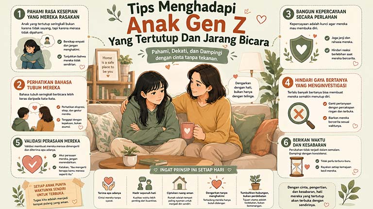 Tips Menghadapi Anak Gen Z Yang Tertutup Dan Jarang Bicara