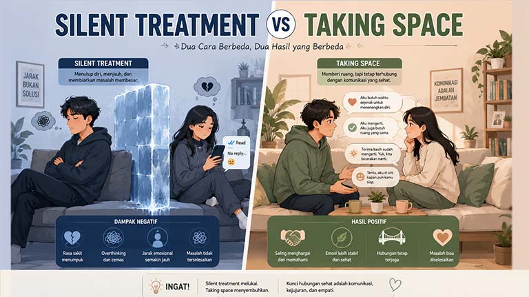 Apa Itu Silent Treatment dan Dampak Buruknya bagi Hubungan