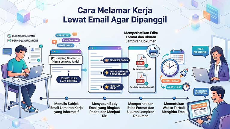 Cara Melamar Kerja Lewat Email Agar Dipanggil