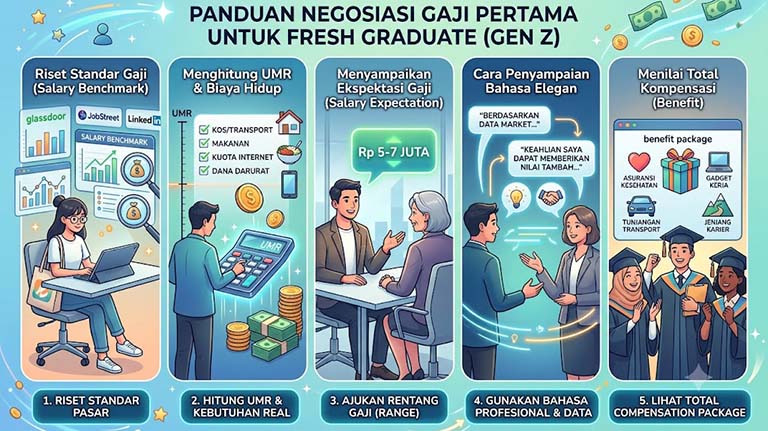 Cara Nego Gaji Pertama Bagi Fresh Graduate