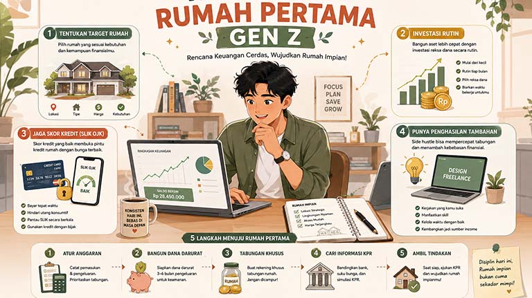 Cara Realistis Nabung Beli Rumah Pertama Sebelum Umur 30