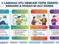 Mencari Topik Skripsi Menarik yang Mudah di-ACC Dosen